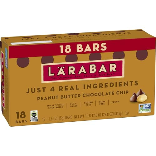 LÄRABAR Fruit & Nut Bars Peanut Butter Chocolate Chip 