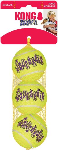 KONG SqueakAir Balls Dog Toy, Medium 3-Count