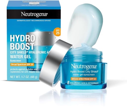 Neutrogena Hydro Boost City Shield Water Gel Face Moisturizer with SPF 25 Deal