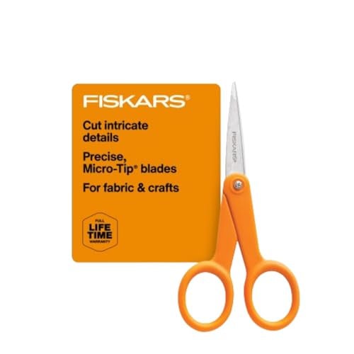 Fiskars Premier No. 5 Micro-Tip Fabric Scissors (Orange)