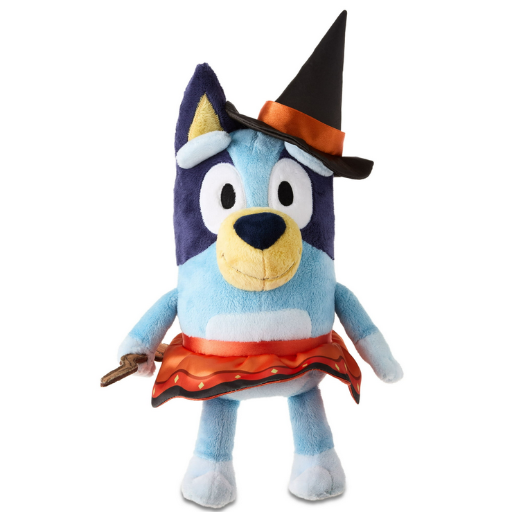 Bluey Halloween Witch Costume Plush, 9.5" x 6"