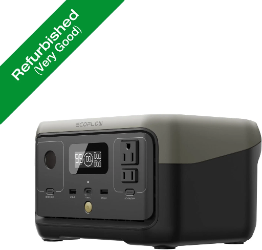 Refurbished: EcoFlow RIVER 2 256Wh 300W LFP Portable Power Station Generator Deal