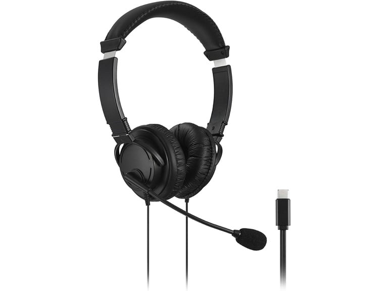 Kensington Hi-Fi USB-C Headphones w/ Noise-Cancelling Boom Microphone