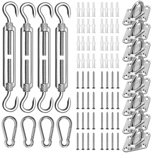 Morzejar 80-Piece 304 Stainless Steel Canopy Installation Hardware Set