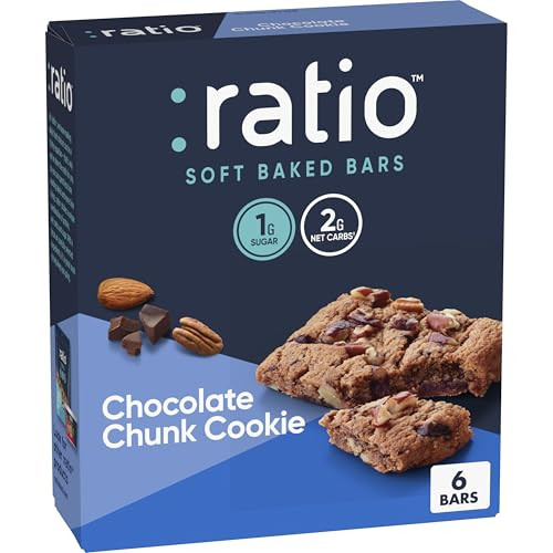 :ratio Soft Baked Bars (Chocolate Chunk Cookie) 6-Pack