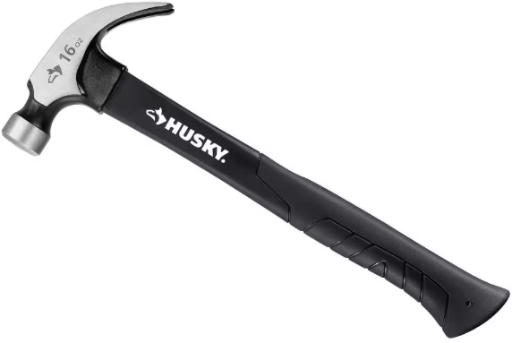 Husky 16 oz. Fiberglass Claw Hammer