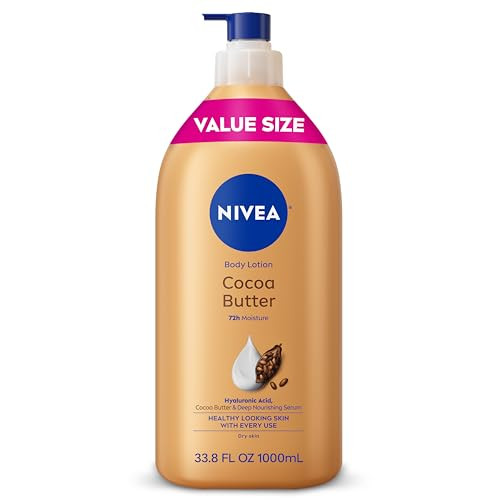 33.8-Ounce Nivea Cocoa Butter or Shea Nourish Body Lotion