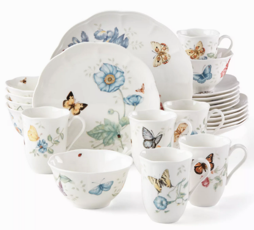 Lenox Butterfly Meadow 24-Piece Dinnerware Set Deal