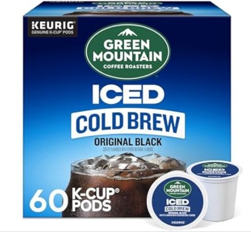 Green Mountain Coffee Roasters Original Black Iced Cold Brew Coffee, 120 Count Single Serve Keurig K-Cup Pods Deal