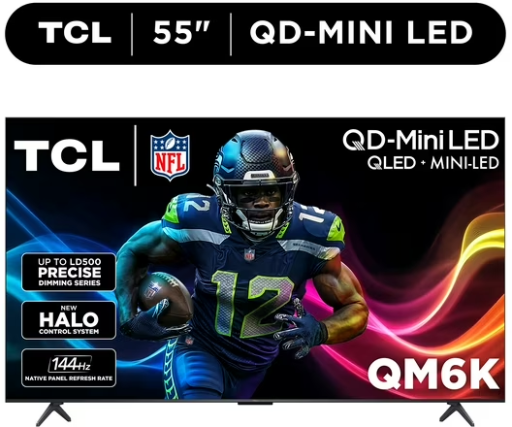 TCL 55" 4K UHD QD-Mini LED QLED Smart TV