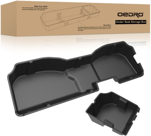 OEDRO Under Seat Storage Box for 2014-2018 Chevrolet Silverado/GMC Sierra 1500 Deal