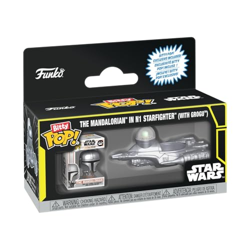 Funko Pop! Bitty Ride: Star Wars – The Mandalorian in N1 Starfighter (with Grogu) Deal