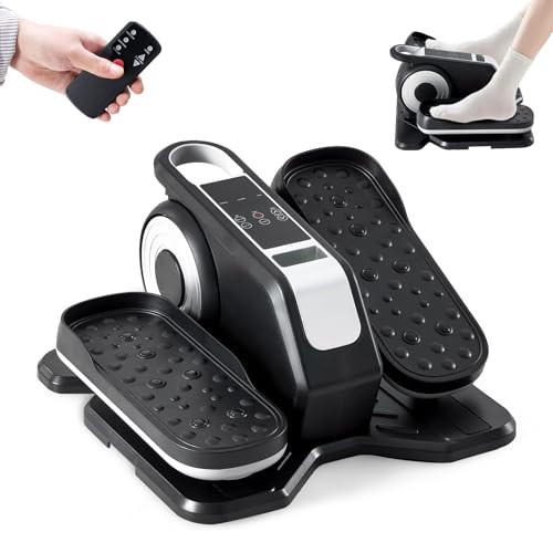 OLIXIS Under Desk Elliptical Machine with Remote, 12 Speeds