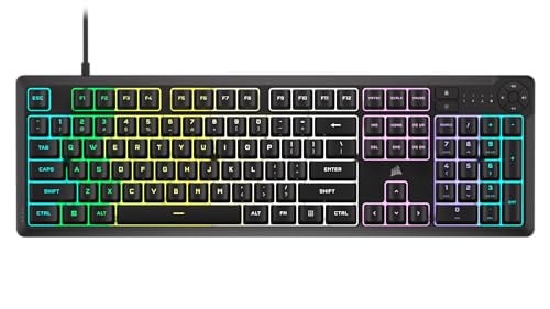 Corsair K55 CORE RGB Membrane Wired Gaming Keyboard Deal