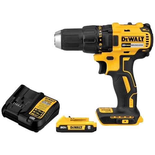 DeWALT 20V MAX Cordless 1/2" Drill Driver w/ XR 2.0Ah Battery & Charger Kit