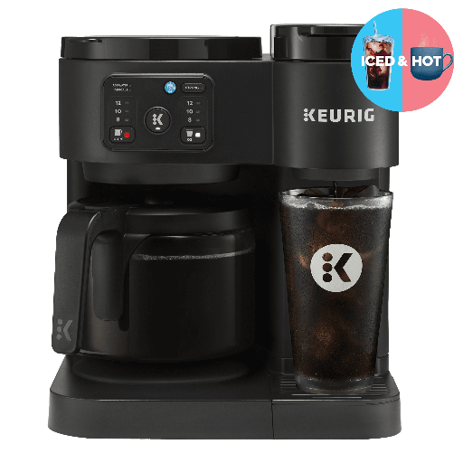 Keurig K-Duo Essentials Hot & Iced Single-Serve K-Cup Pod Coffee Maker & Carafe