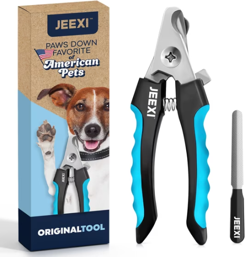 JEEXI Blue Dog Nail Clippers and Trimmer With Safety Guard