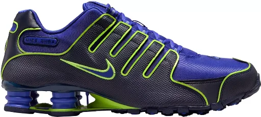 Nike Men's Shox NZ Shoes (White/Metallic Silver/Green) Deal