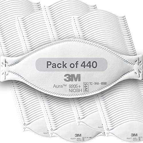 3M Aura Particulate Respirator 9205+ N95 440-Pack