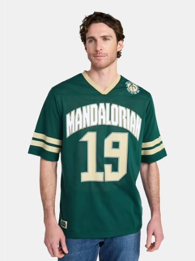 The Mandalorian Short Sleeve Jersey, Sizes S-3XL