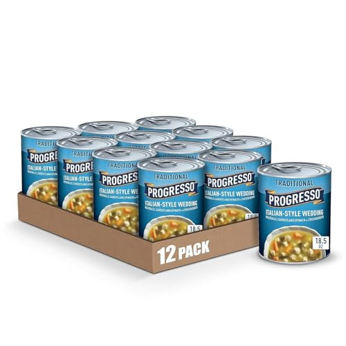 12 Pack of Progresso Traditional Canned Soup (Italian-Style Wedding), 18.5 Fl. Oz.