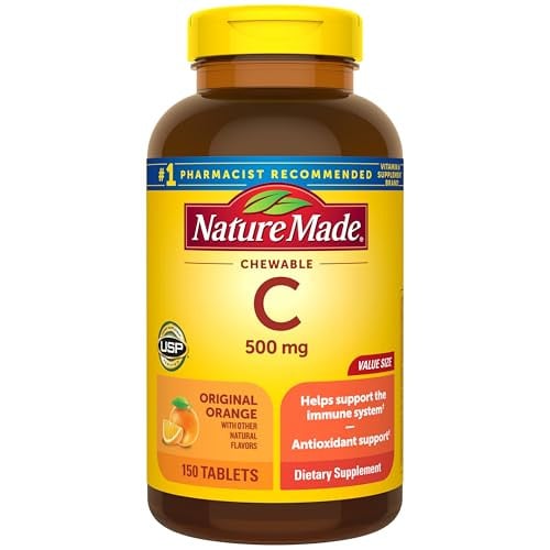 Nature Made Chewable Vitamin C 500 mg 150 Tablets