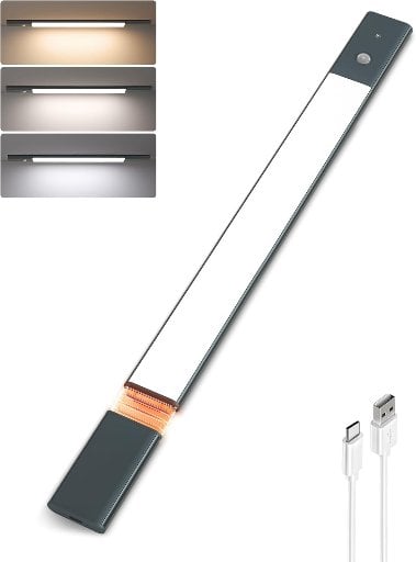 EZVALO 19.7" Wireless Rechargeable Motion Sensor LED Under Cabinet Light Deal