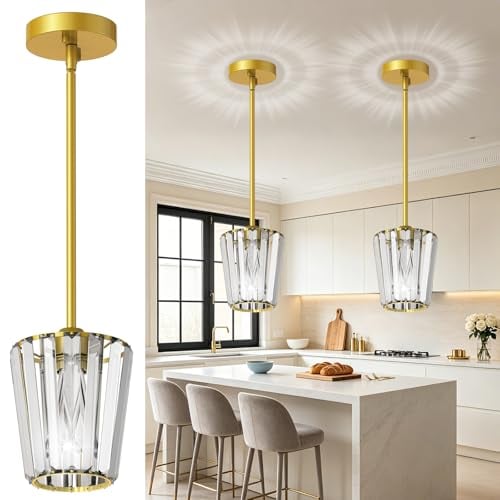 Crystal Pendant Lights 2-Pack Deal
