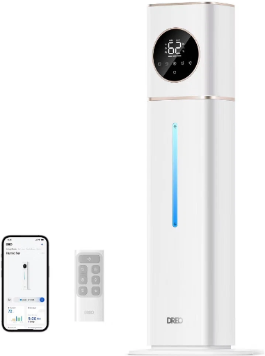Dreo Smart Ultrasonic Humidifier 3-Gallon 100H Runtime