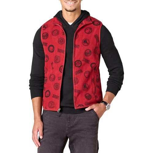 Amazon Essentials Disney Men's Polar Fleece Vests Small