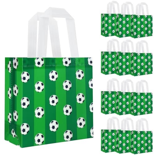 Soccer Gift Bags with Handle 12 Pieces Deal