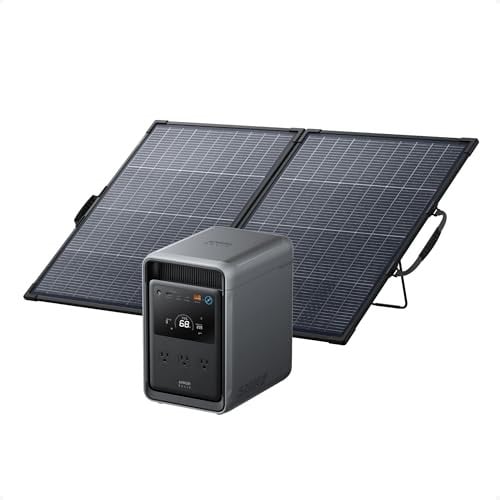 Anker SOLIX S2000 2010Wh LFP Portable Power Station with 200W Bifacial Solar Panel Deal