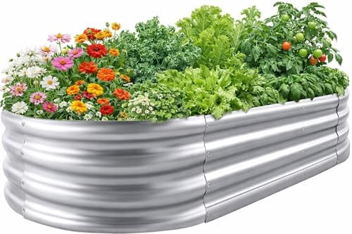 Eclaron Galvanized 4' x 2' x 1' Raised Garden Bed Deal