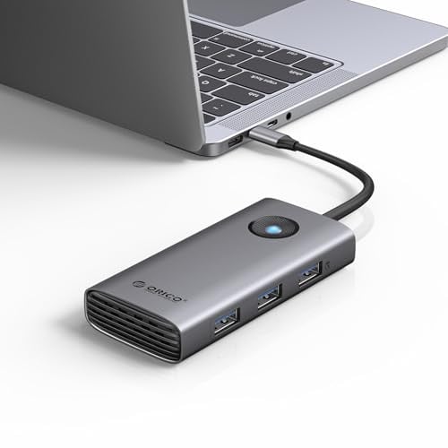 ORICO 6-in-1 USB C Docking Station with 4K HDMI, 100W PD, 3 USB-A 3.0 & 1 USB-C 3.0 Ports Deal