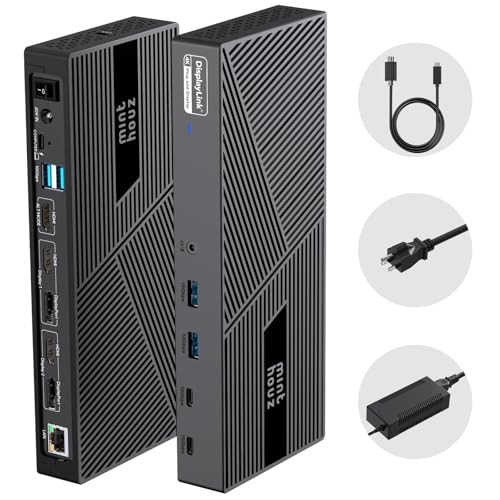 Minthouz Triple Display Docking Station 4K@60Hz 100W PD + 160W Power