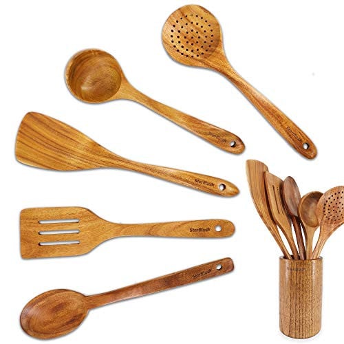 StarBlue Acacia Wooden Utensils 6 Pc. Set Deal