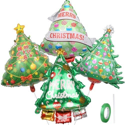 Christmas Tree Foil Balloons (Large up to 38") Deal