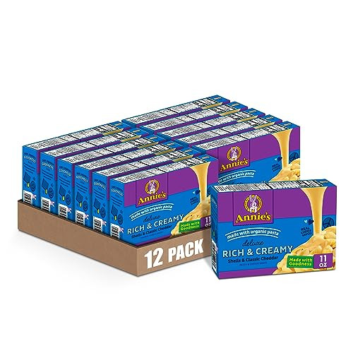 Annie's Homegrown Deluxe Macaroni and Cheese 12-Pack