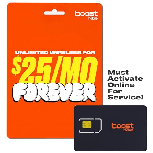 Boost Mobile SIM Kit Unlimited Talk, Text & Data Deal