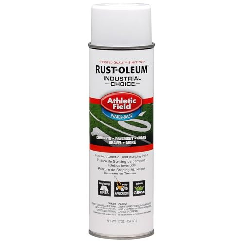 Rust-Oleum AF1600 Athletic Field Striping Paint Spray, White 17-Oz