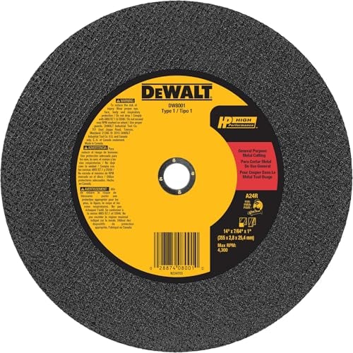 DEWALT 14" Chop Saw Blade Metal Cut-Off Wheel Deal