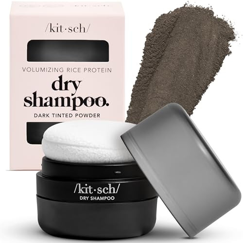 Kitsch Dry Shampoo Powder w/ Rice Protein (Light or Dark Hair)