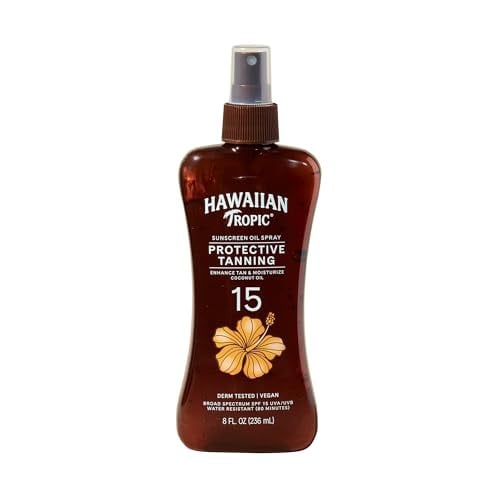 Hawaiian Tropic Sunscreen Protective Tanning Dry Oil Broad Spectrum Sun Care Deal
