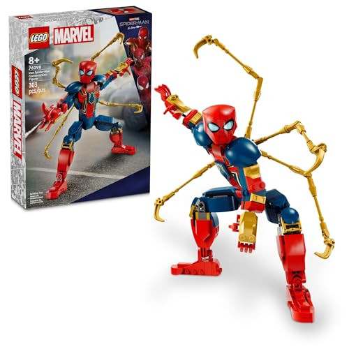 LEGO Marvel Super Heroes - Iron Spider-Man Construction Figure (76298, 303-Piece)