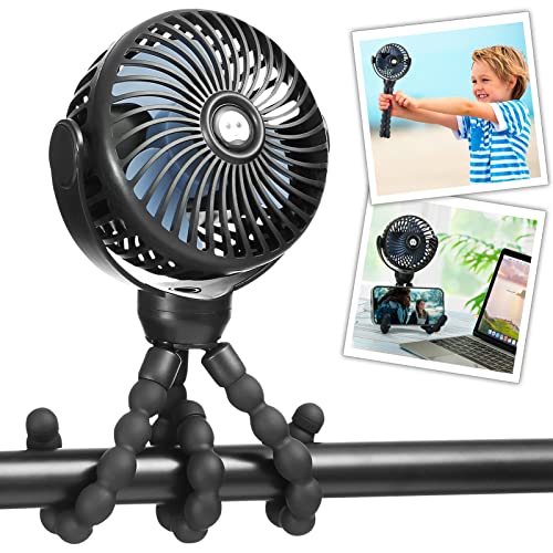 Snawowo 5200mAh Mini Portable Handheld Baby Stroller Fan Deal