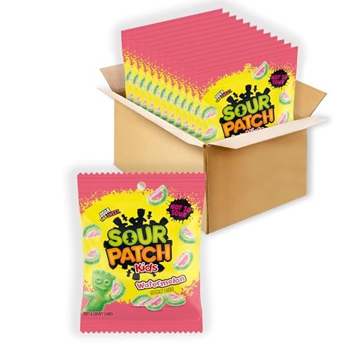 Sour Patch Kids Watermelon Soft & Chewy Gummy Candy 12-Pack 3.6-Ounce Deal