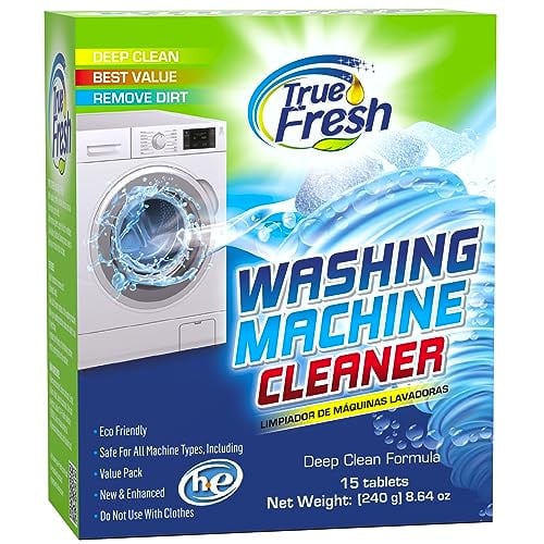 True Fresh Washing Machine Cleaner Descaler Tablets 15-Count Deal