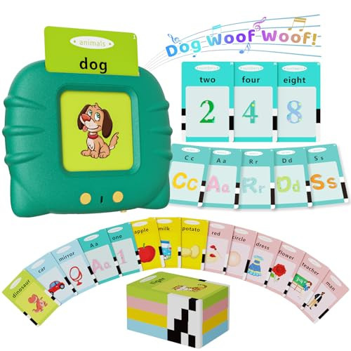 Allusaty Talking Flash Cards for Toddler