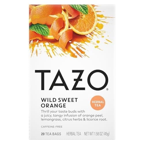 TAZO Wild Sweet Orange Herbal Tea Bags 20-Count Deal