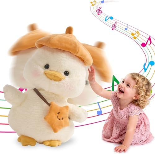 Plush Interactive Talking Duck Toy with 8 English Songs Deal